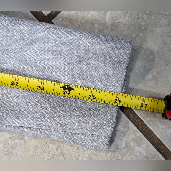 Zara Light Grey Cotton Jersey Blazer  size Medium - Picture 5 of 8